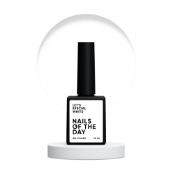 Gel polish NAILSOFTHEDAY Lets special white 10 ml 