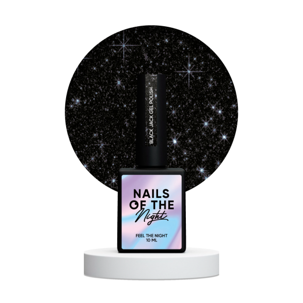 Gel polish NAILSOFTHENIGHT Black Jack 10 ml 