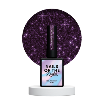 Gel polish NAILSOFTHENIGHT Blackberry 10 ml 