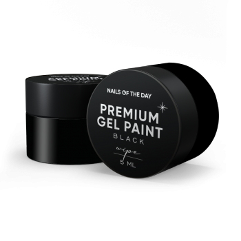 Gel paint wipe NAILSOFTHEDAY Black 5 ml 