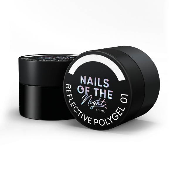 Poly Gel NAILSOFTHENIGHT Reflective 01 15 ml Poly Gel NAILSOFTHENIGHT Reflective 01 15 ml