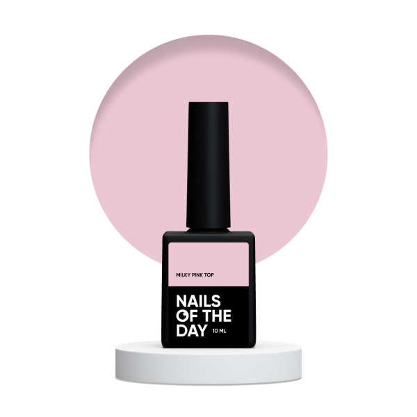 Top NAILSOFTHEDAY Milky pink 10 ml Top NAILSOFTHEDAY Milky pink 10 ml