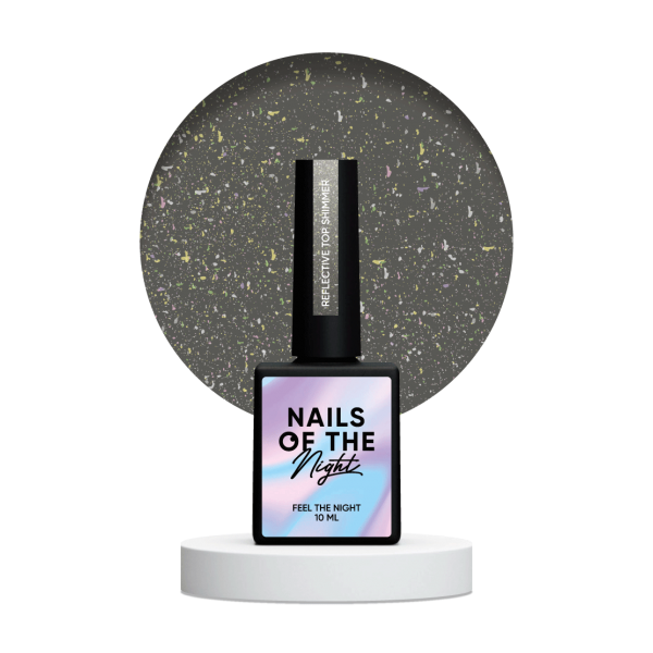 Top NAILSOFTHENIGHT Reflective Shimmer 10 ml Top NAILSOFTHENIGHT Reflective Shimmer 10 ml