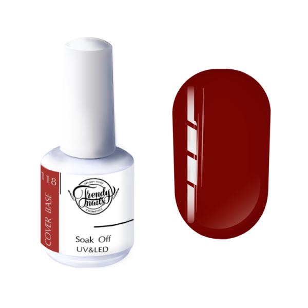 Camouflage base no.118 15 ml Trendy Nails Camouflage base no.118 15 ml Trendy Nails