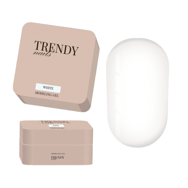 Modeling Gel White 50 ml Trendy Nails
