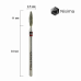 Drill bit Flame blunt 2.5mm red P863f025 Drill bit Flame blunt 2.5mm red P863f025