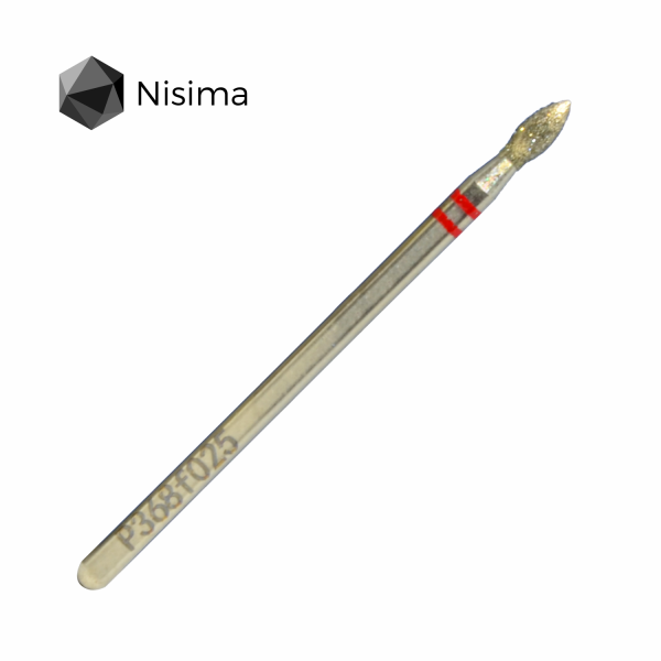 Drill bit Drop 2.5mm red P368f025 Drill bit Drop 2.5mm red P368f025