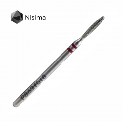 Drill bit Flame blunt 1.8mm red P863f018