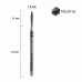 Drill bit Flame blunt 1.8mm red P863f018 Drill bit Flame blunt 1.8mm red P863f018