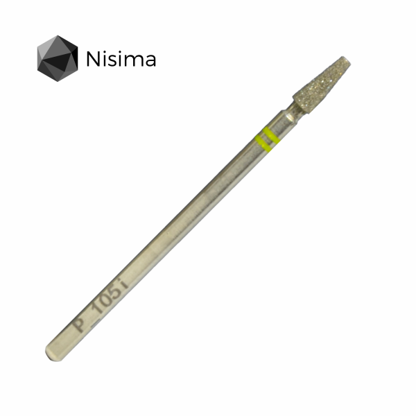 Drill bit Truncated cone 3 mm yellow P_105iK Drill bit Truncated cone 3 mm yellow P_105iK