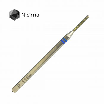 Drill bit Cylinder 1.2 mm blue P_118mK